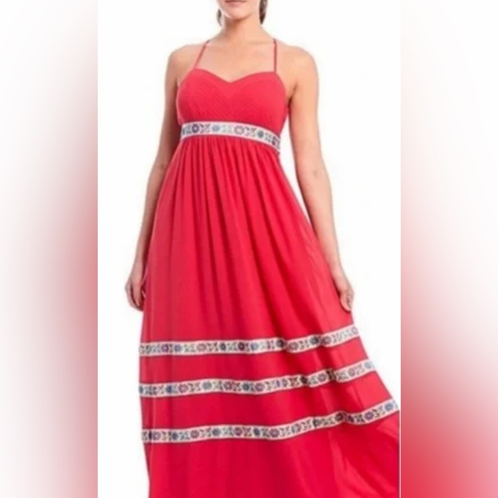 Belle Badgley Mischka Bella Francine Sleeveless Maxi Dress‎